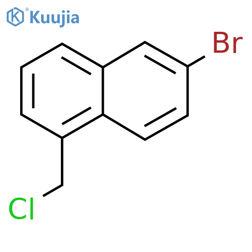 6-Bromo-1-(chloromethyl)naphthalene structure