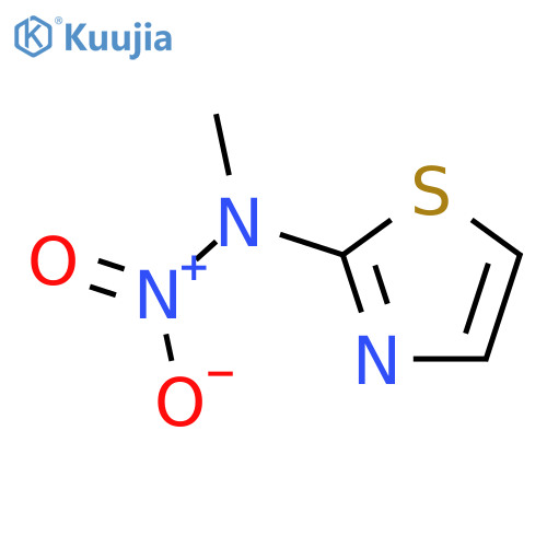 2-Thiazolamine, N-methyl-N-nitro- structure