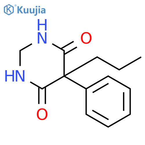 4,6(1H,5H)-Pyrimidinedione,dihydro-5-phenyl-5-propyl- structure