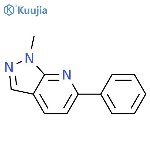 1H-Pyrazolo[3,4-b]pyridine, 1-methyl-6-phenyl- structure