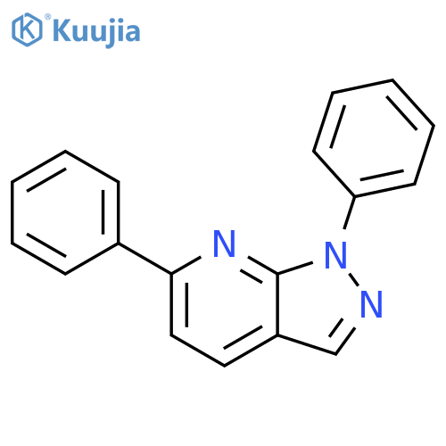 1H-Pyrazolo[3,4-b]pyridine, 1,6-diphenyl- structure