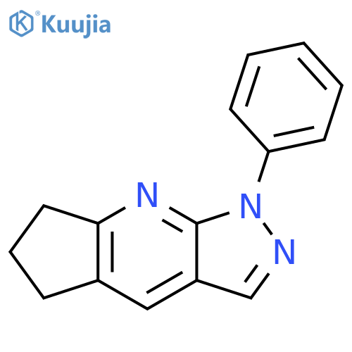 Cyclopenta[b]pyrazolo[4,3-e]pyridine, 1,5,6,7-tetrahydro-1-phenyl- structure