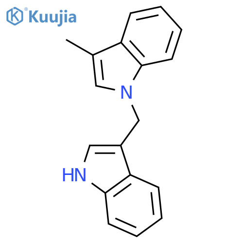 1H-INDOLE, 1-(1H-INDOL-3-YLMETHYL)-3-METHYL- structure