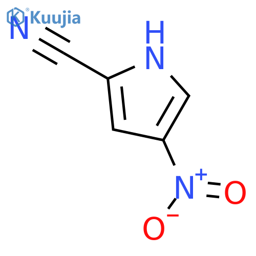 4-nitro-1H-pyrrole-2-carbonitrile structure