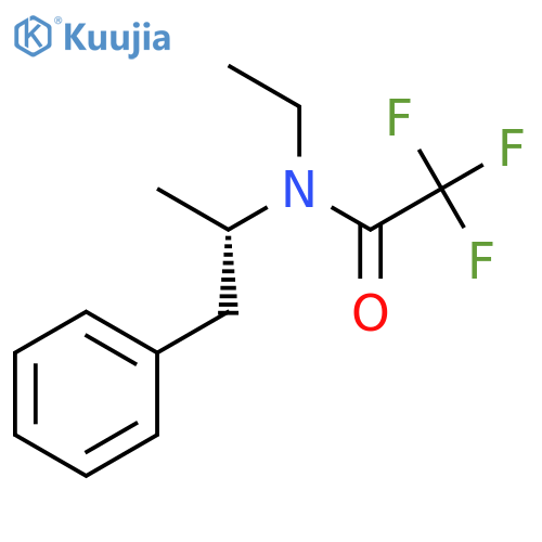 N-ethyl-2,2,2-trifluoro-N-[(2S)-1-phenylpropan-2-yl]acetamide structure