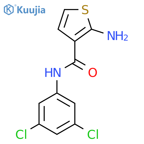 2-Amino-N-(3,5-dichlorophenyl)thiophene-3-carboxamide structure