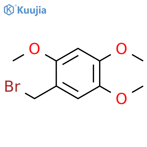 1-(bromomethyl)-2,4,5-trimethoxybenzene structure