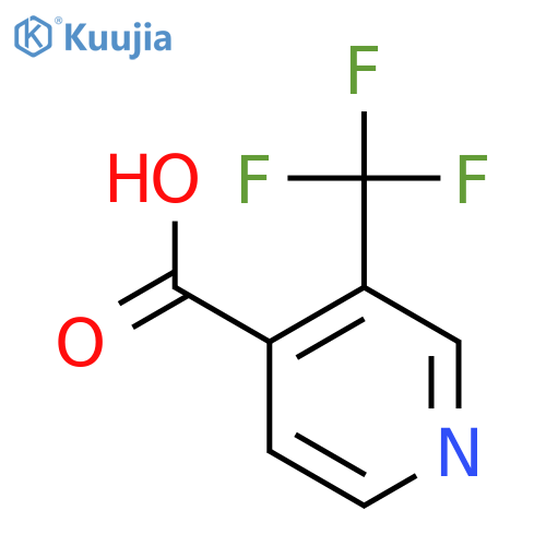 3-(Trifluoromethyl)pyridine-4-carboxylic acid structure