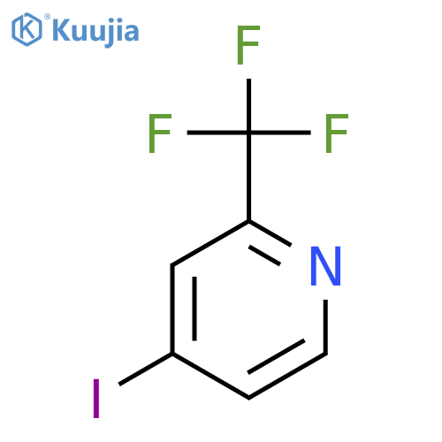 4-Iodo-2-(trifluoromethyl)pyridine structure
