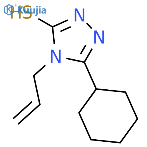 5-Cyclohexyl-4-(prop-2-en-1-yl)-4H-1,2,4-triazole-3-thiol structure