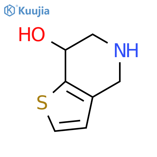 4H,5H,6H,7H-thieno3,2-cpyridin-7-ol structure