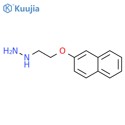 Hydrazine, [2-(2-naphthalenyloxy)ethyl]- structure