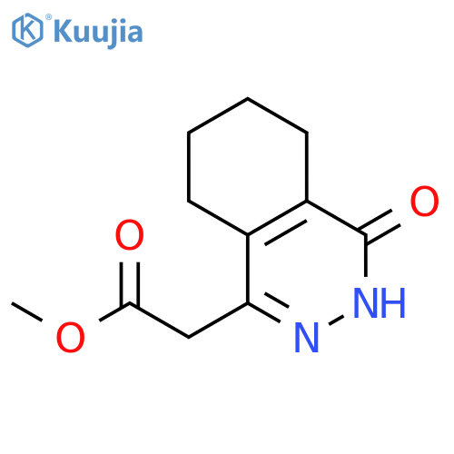 1-PHTHALAZINEACETIC ACID, 3,4,5,6,7,8-HEXAHYDRO-4-OXO-, METHYL ESTER structure