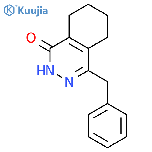 1(2H)-Phthalazinone, 5,6,7,8-tetrahydro-4-(phenylmethyl)- structure