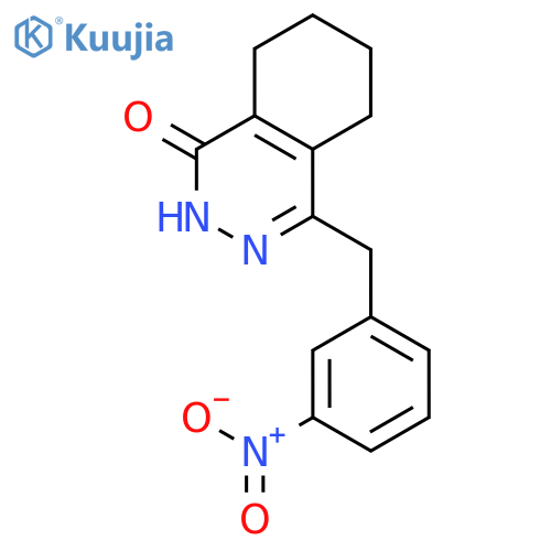 4-(3-nitrobenzyl)-5,6,7,8-tetrahydrophthalazin-1(2H)-one structure