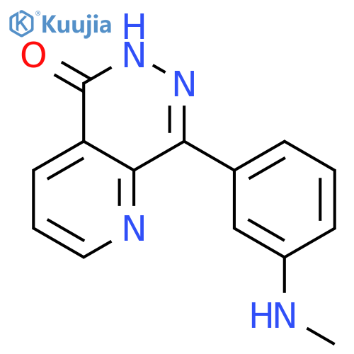 PYRIDO[2,3-D]PYRIDAZIN-5(6H)-ONE, 8-[3-(METHYLAMINO)PHENYL]- structure