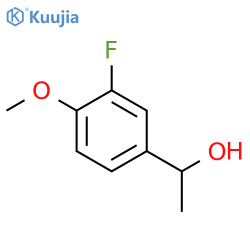 1-(3-fluoro-4-methoxyphenyl)ethan-1-ol structure