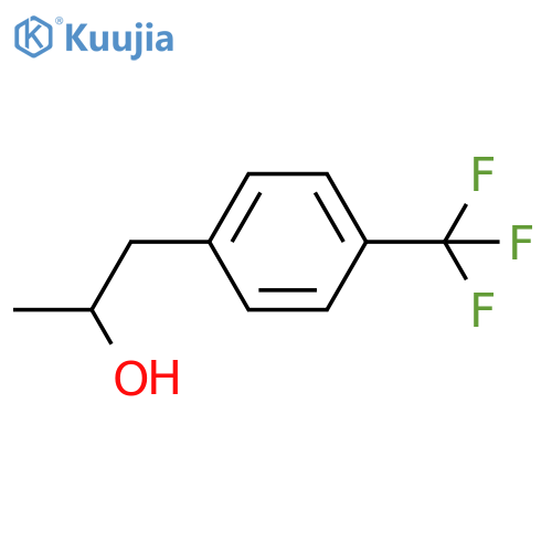 1-4-(trifluoromethyl)phenylpropan-2-ol structure