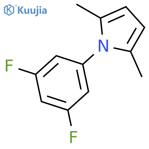 1H-PYRROLE, 1-(3,5-DIFLUOROPHENYL)-2,5-DIMETHYL- structure