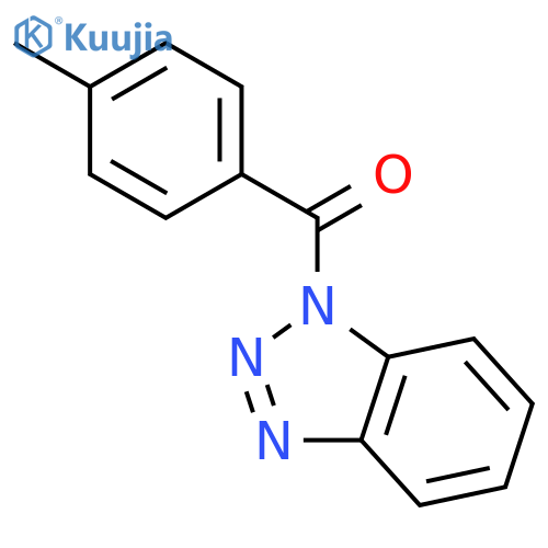 1-(4-methylbenzoyl)-1H-1,2,3-benzotriazole structure