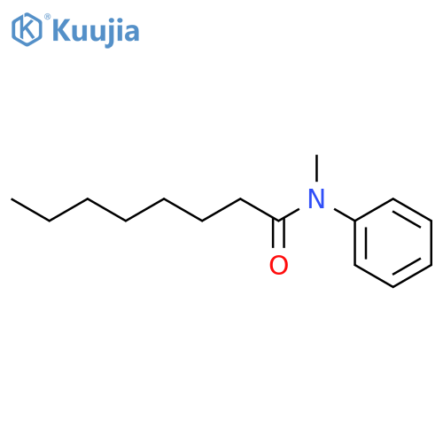 OCTANAMIDE, N-METHYL-N-PHENYL- structure