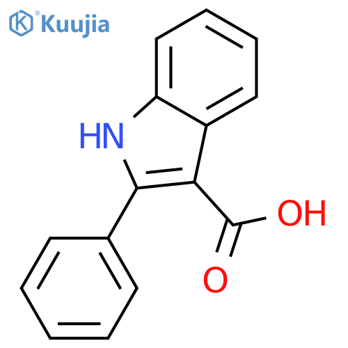 2-Phenyl-1h-indole-3-carboxylic acid structure