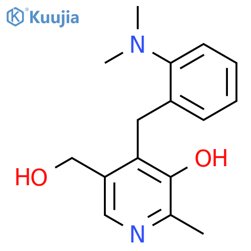 3-Pyridinemethanol,4-[[2-(dimethylamino)phenyl]methyl]-5-hydroxy-6-methyl- structure
