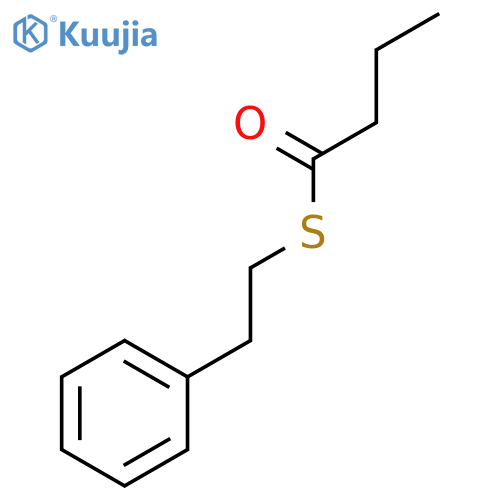 BUTANETHIOIC ACID, S-(2-PHENYLETHYL) ESTER structure