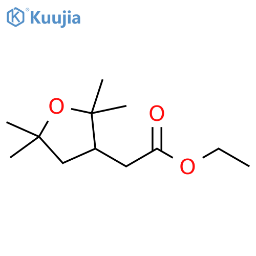 ethyl 2-(2,2,5,5-tetramethyloxolan-3-yl)acetate structure