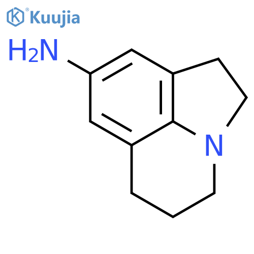 4H-Pyrrolo[3,2,1-ij]quinolin-8-amine, 1,2,5,6-tetrahydro- structure