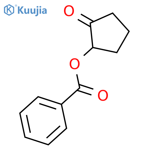 CYCLOPENTANONE, 2-(BENZOYLOXY)- structure