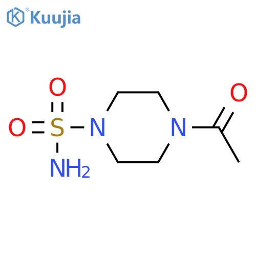 4-acetylpiperazine-1-sulfonamide structure
