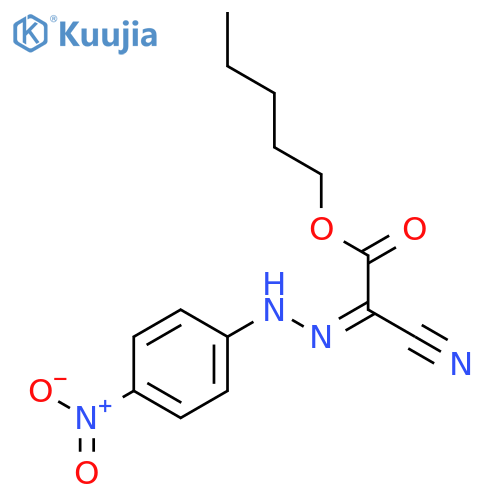 pentyl (2E)-cyano[2-(4-nitrophenyl)hydrazinylidene]ethanoate structure
