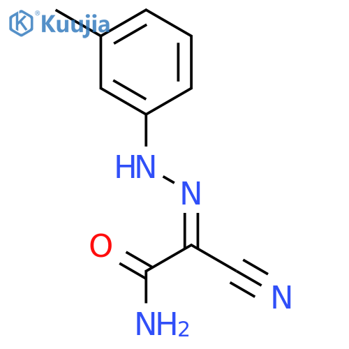 Acetamide, 2-cyano-2-[(3-methylphenyl)hydrazono]- structure
