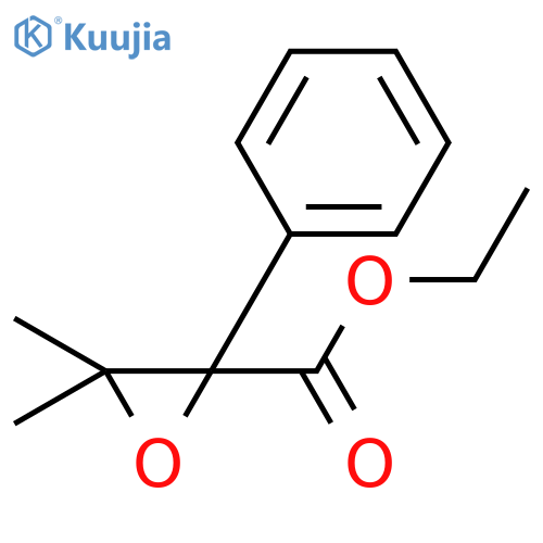 Ethyl 3,3-dimethyl-2-phenyloxirane-2-carboxylate structure