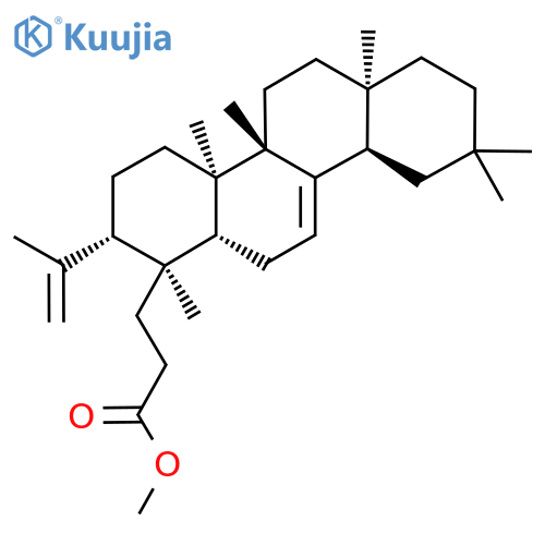 Methyl 3-[(1S,2S,4aR,4bS,6aR,10aR,12aR)-1,4a,4b,6a,9,9-hexamethyl-2-prop-1-en-2-yl-3,4,5,6,7,8,10,10a,12,12a-decahydro-2H-chrysen-1-yl]propanoate structure