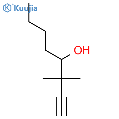 1-Octyn-4-ol, 3,3-dimethyl- structure