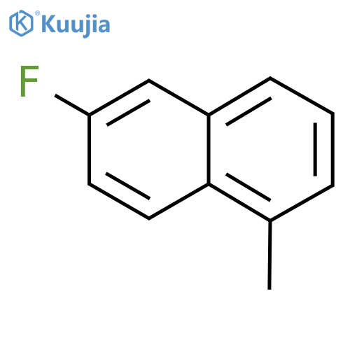 6-Fluoro-1-methylnaphthalene structure