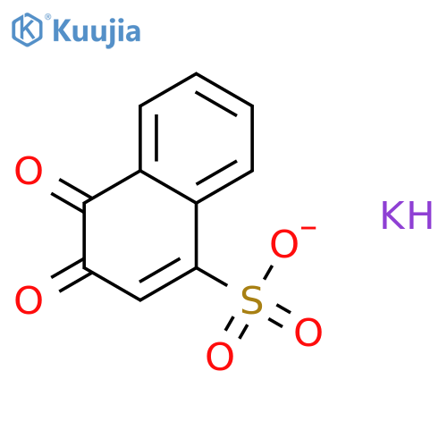1,2-Naphthoquinone-4-sulfonic Acid Potassium Salt structure