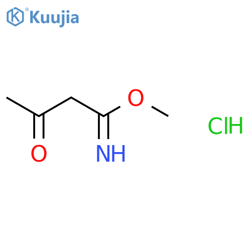 Butanimidic acid, 3-oxo-, methyl ester, hydrochloride structure