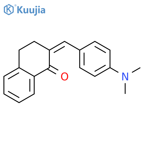 1(2H)-Naphthalenone,2-[[4-(dimethylamino)phenyl]methylene]-3,4-dihydro-, (E)- structure
