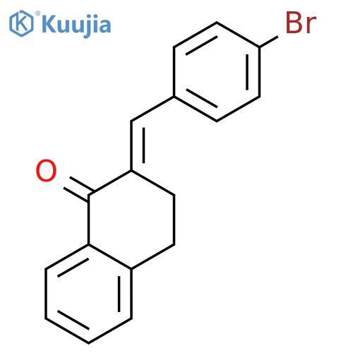 1(2H)-Naphthalenone, 2-[(4-bromophenyl)methylene]-3,4-dihydro-, (Z)- structure