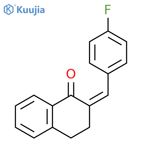 1(2H)-Naphthalenone, 2-[(4-fluorophenyl)methylene]-3,4-dihydro-, (Z)- structure