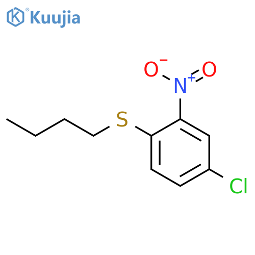 1-(Butylthio)-4-chloro-2-nitrobenzene structure