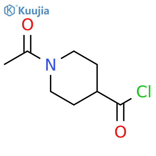 1-Acetylpiperidine-4-carbonyl chloride structure