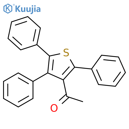 Ethanone, 1-(2,4,5-triphenyl-3-thienyl)- structure