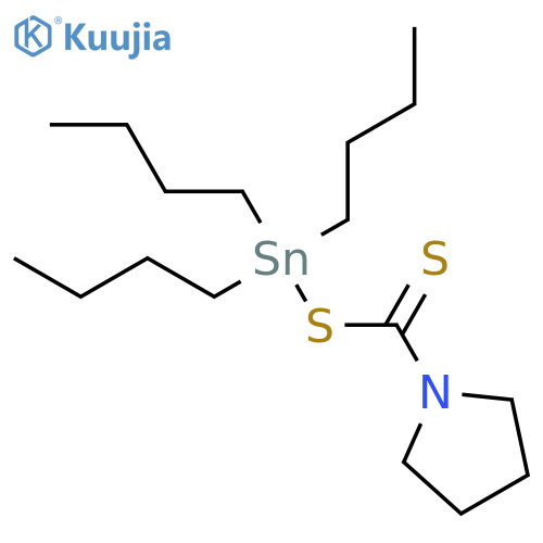 PYRROLIDINE, 1-[THIOXO[(TRIBUTYLSTANNYL)THIO]METHYL]- structure