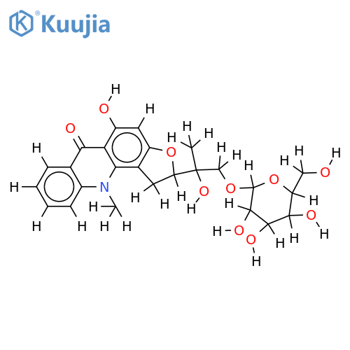 Gravacridonediol structure