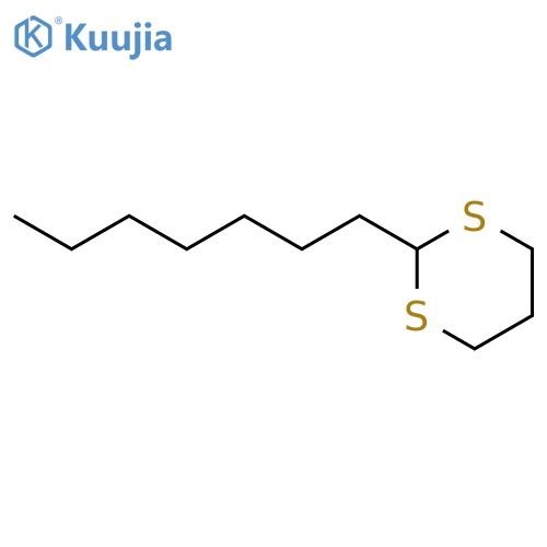 1,3-Dithiane, 2-heptyl- structure