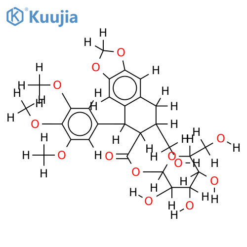 Desoxypodophyllinsaeure-1beta-D-glucopyranosyl-ester; Lignan J structure
